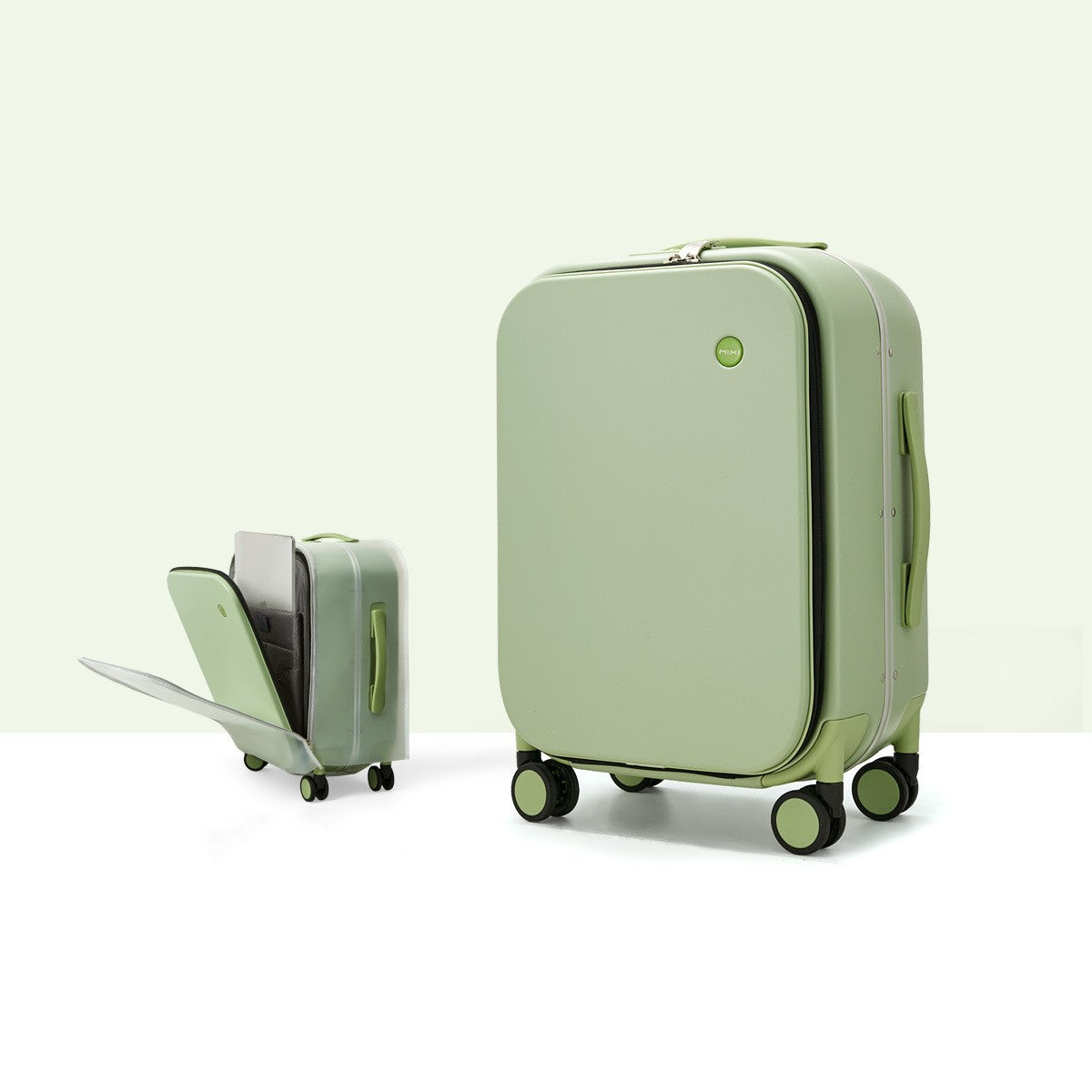 Front Opening Boarding 20 Suitcase Aluminum Frame - Amazhona 