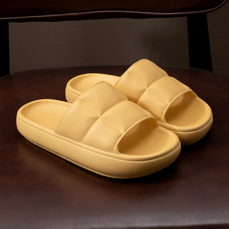 Couple Indoor Shoes Thick-soled EVA Bathroom Slippers - Amazhona 