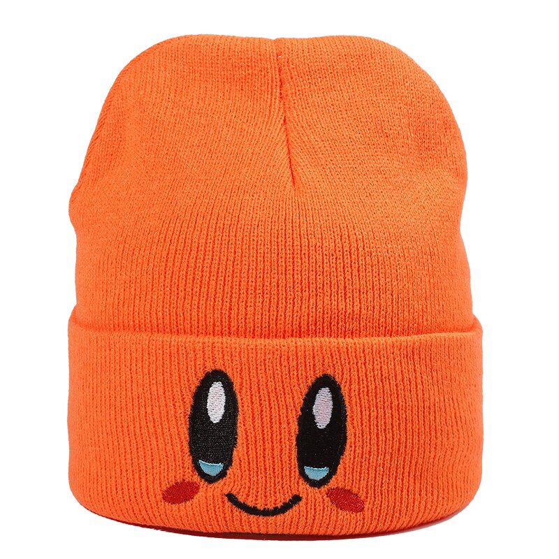 Anime Cartoon Cute beanie Hat Cosplay Warm Knitted Hat Eye Embroidery Elasticity Beanie Winter Girl Women Skull Cap 2021 - Amazhona 