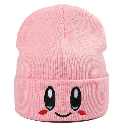 Anime Cartoon Cute beanie Hat Cosplay Warm Knitted Hat Eye Embroidery Elasticity Beanie Winter Girl Women Skull Cap 2021 - Amazhona 