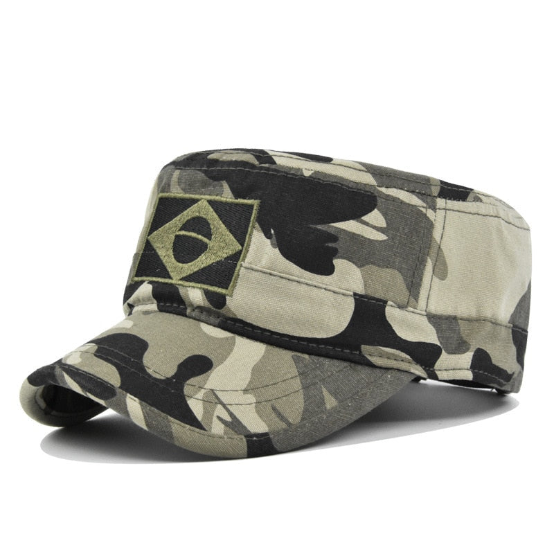 Army Camouflage Male Baseball Cap Men Embroidered Brazil Flag  Caps Outdoor Sports Tactical Dad Hat Casual Hunting Hats - Amazhona 