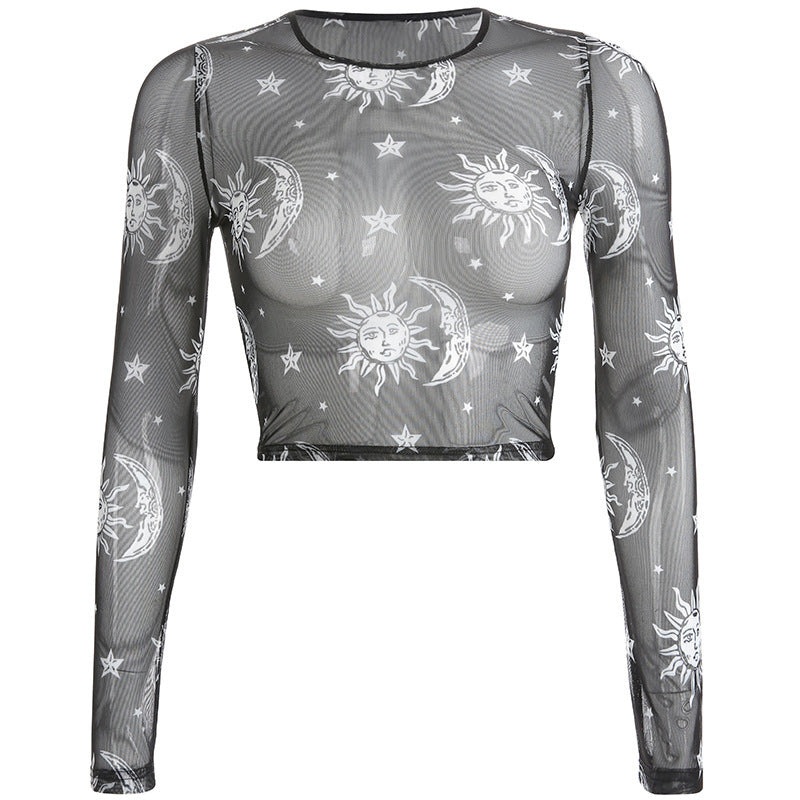 Astro Mesh Crop Top - Amazhona 