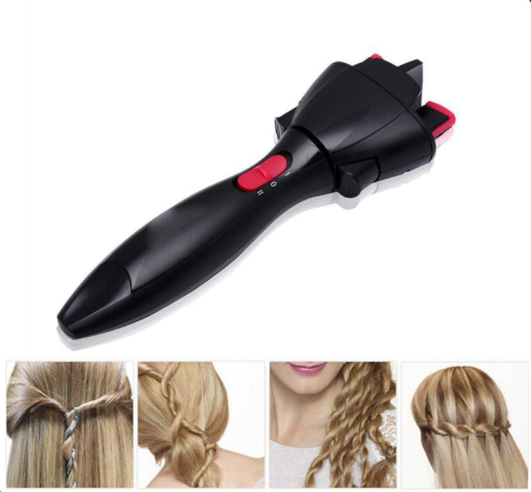 Automatic Hair Braider Hair Twister USB Electric Braiding Machine DIY Magic Roller Styling Tool Styler Bun Maker - Amazhona 