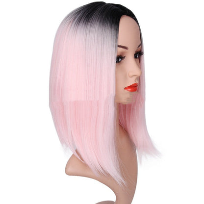 BOBO head gradient short straight hair hood - Amazhona 