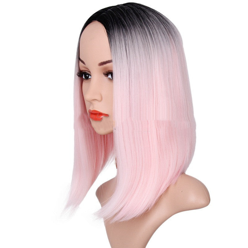 BOBO head gradient short straight hair hood - Amazhona 