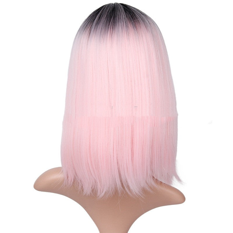 BOBO head gradient short straight hair hood - Amazhona 