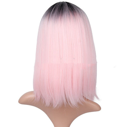 BOBO head gradient short straight hair hood - Amazhona 