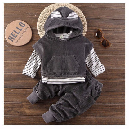 Baby Boy Fashion Warm And Handsome Suit - Amazhona 