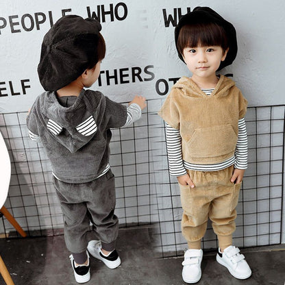 Baby Boy Fashion Warm And Handsome Suit - Amazhona 