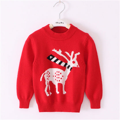 Baby Christmas knitted bottoming shirt - Amazhona 