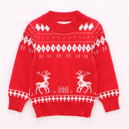 Baby Christmas knitted bottoming shirt - Amazhona 