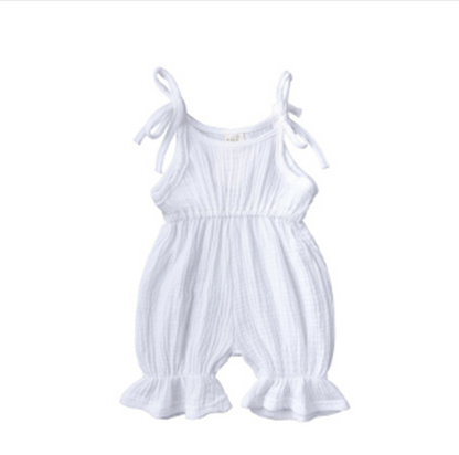 Baby Girl Clothes Romper Jumpsuit Halter Summer Outfit - Amazhona 