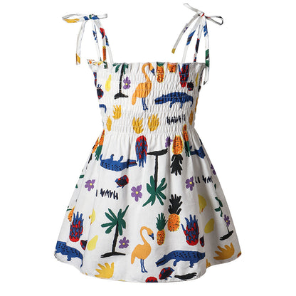 Baby Girl Summer Cotton Dress For Children - Amazhona 