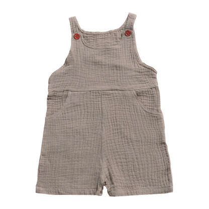 Baby Men's And Women's Jumpsuit Overalls - Amazhona 