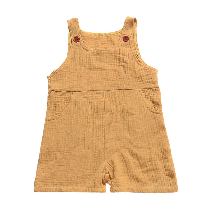 Baby Men's And Women's Jumpsuit Overalls - Amazhona 