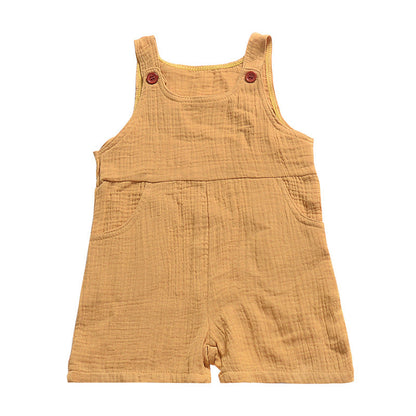 Baby Men's And Women's Jumpsuit Overalls - Amazhona 