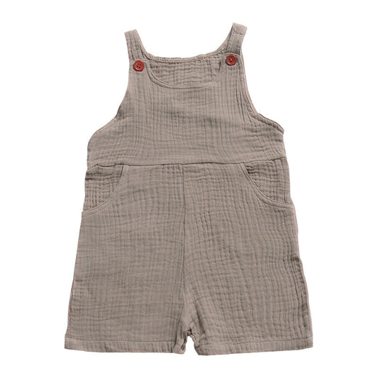 Baby Men's And Women's Jumpsuit Overalls - Amazhona 