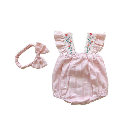 Baby One-piece Sleeveless Romper - Amazhona 