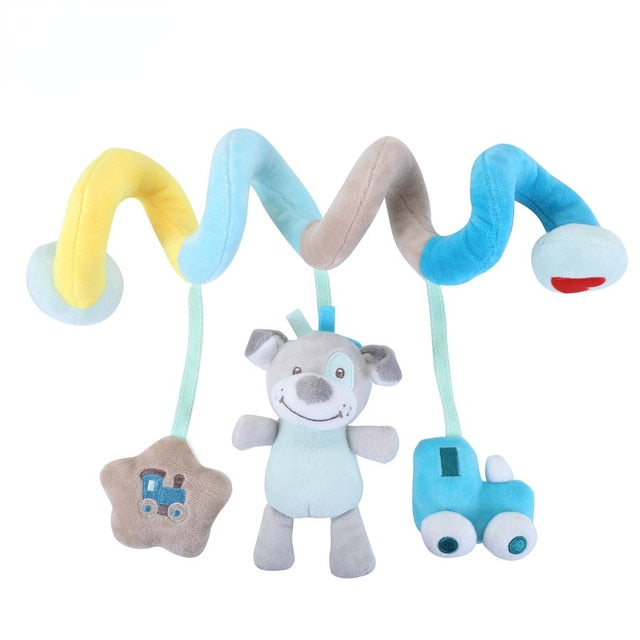 Baby Rattles Mobiles Educational Toys For Children Activity Spiral Crib Toddler Bed Bell Baby Playing Kids Stroller Hanging Doll - Amazhona 