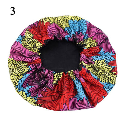 Baby Silky Satin Bonnet Sleep Cap Children Girl Night Turban Children Solid Headwear Cute Headwrap Hat Fashion Hair Wear - Amazhona 