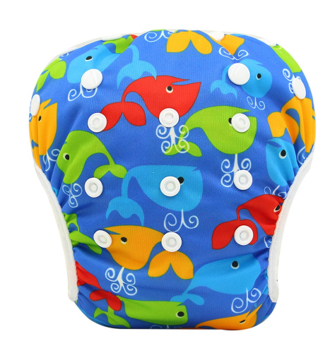 Baby Unisex Waterproof Adjustable Swim Diaper - Amazhona 