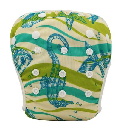 Baby Unisex Waterproof Adjustable Swim Diaper - Amazhona 