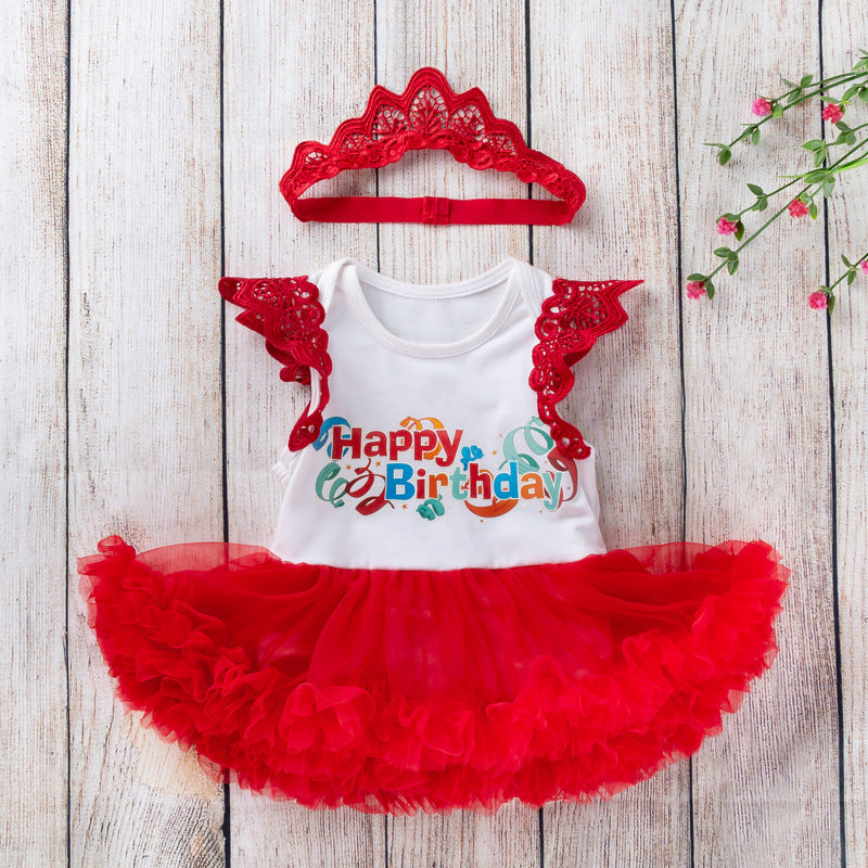 Baby clothes 0-2 years old baby girl sleeveless dress - Amazhona 