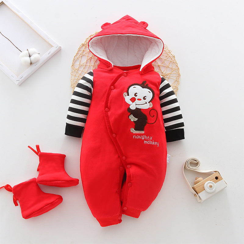 Baby cotton jumpsuit - Amazhona 