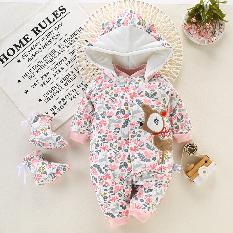 Baby cotton jumpsuit - Amazhona 