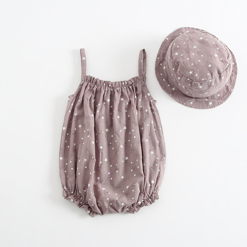 Baby girl sling romper - Amazhona 