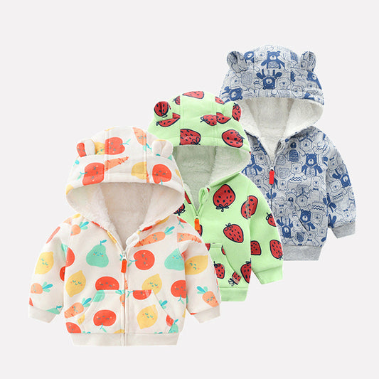 Baby plus fleece jacket - Amazhona 