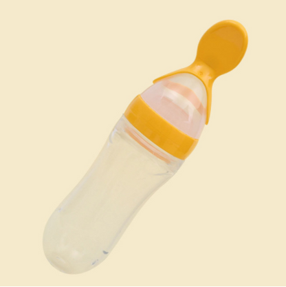 Baby silicone rice paste feeding spoon - Amazhona 