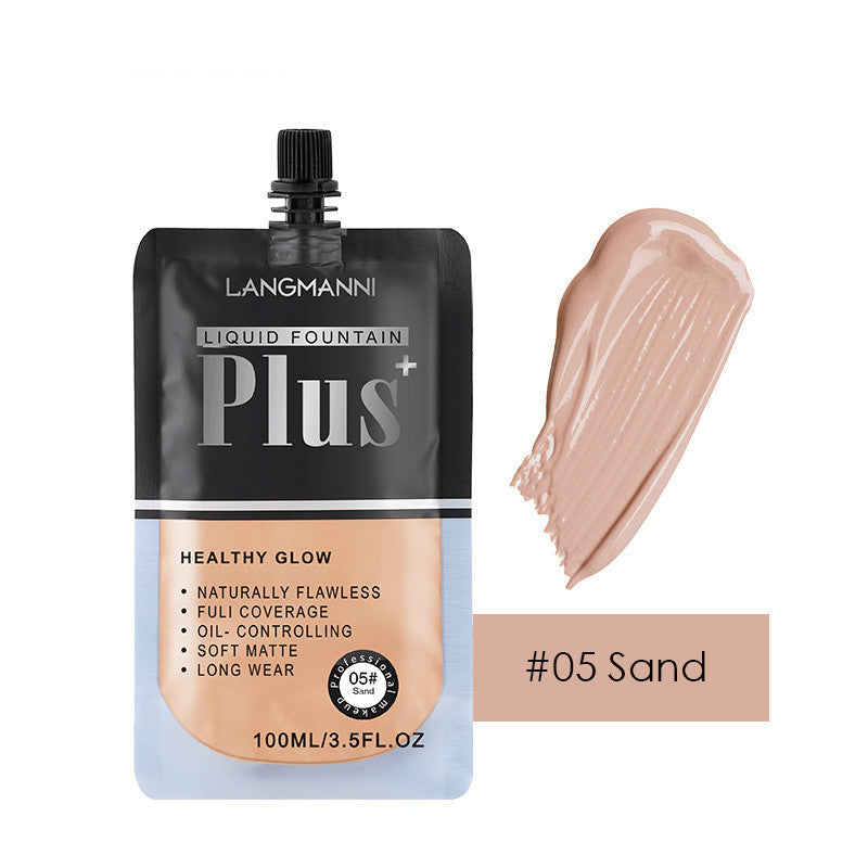 Bag Liquid Foundation Oil Control Long-lasting Concealer And Brightening - Amazhona 