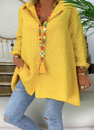 Beautiful Loose Long-Sleeved Blouse - Amazhona 