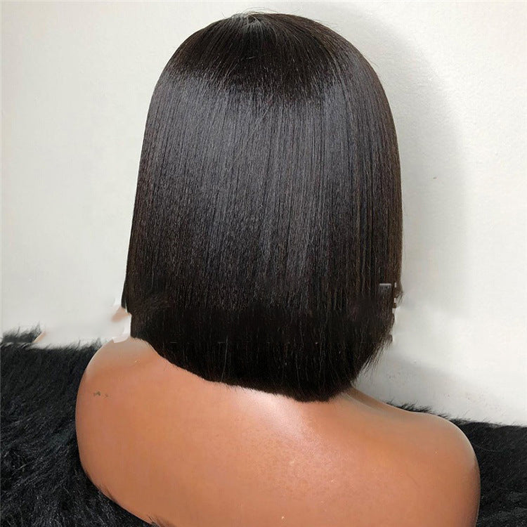 Beauty Short Straight Hair Boobs Face Shaping Headgear - Amazhona 