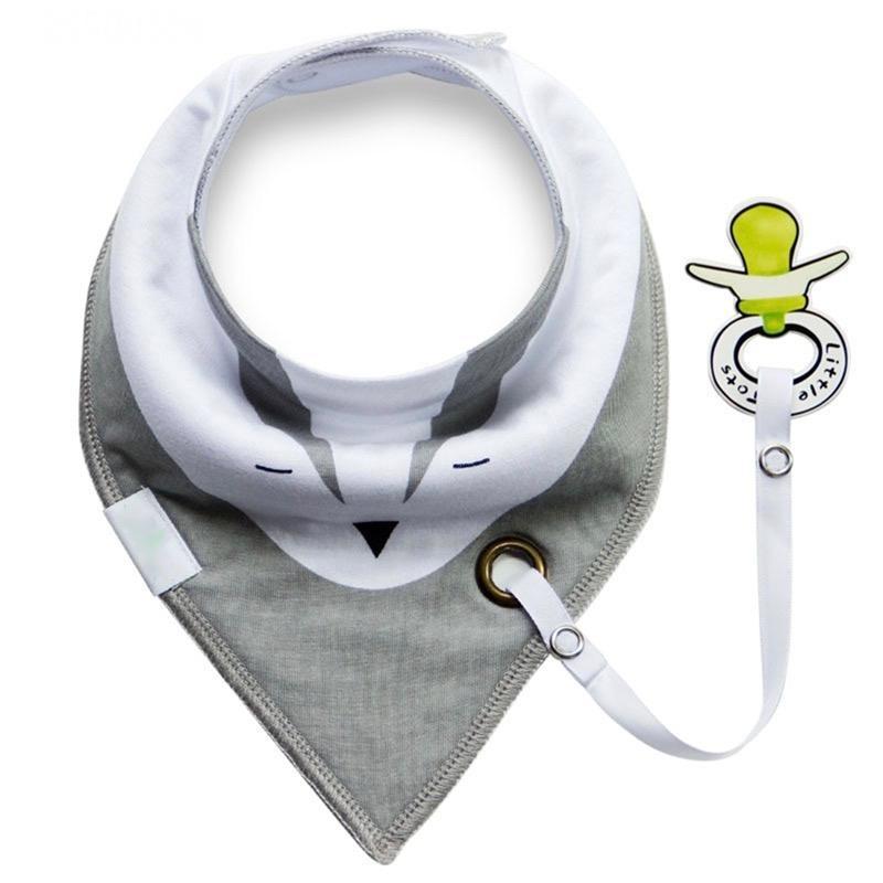 Bib with Pacifier Clip - Amazhona 