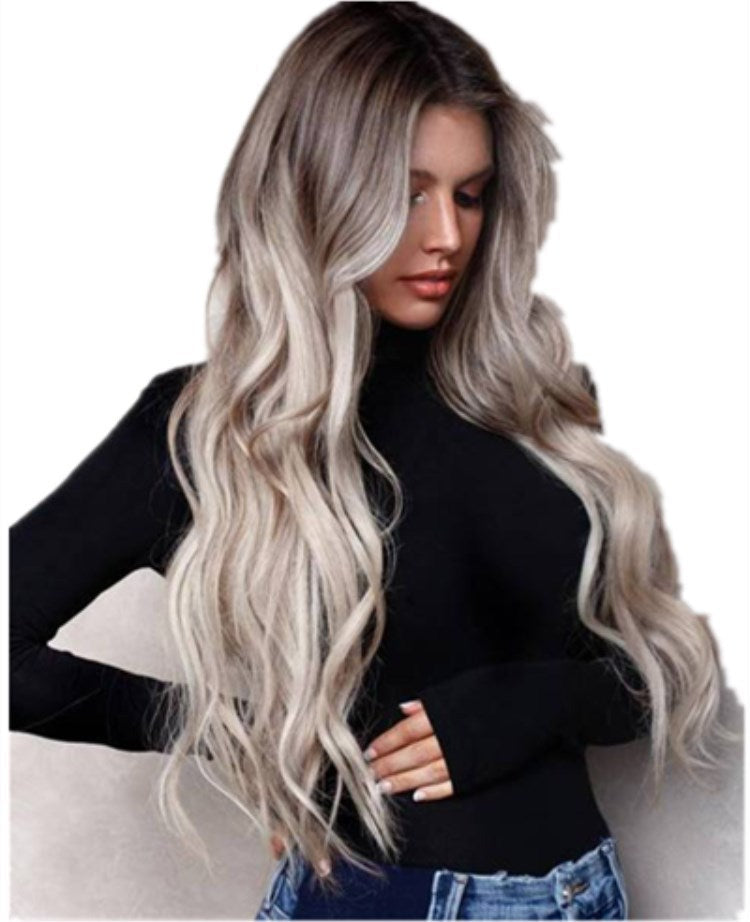 Big Wavy Long Curly Hair Wig - Amazhona 