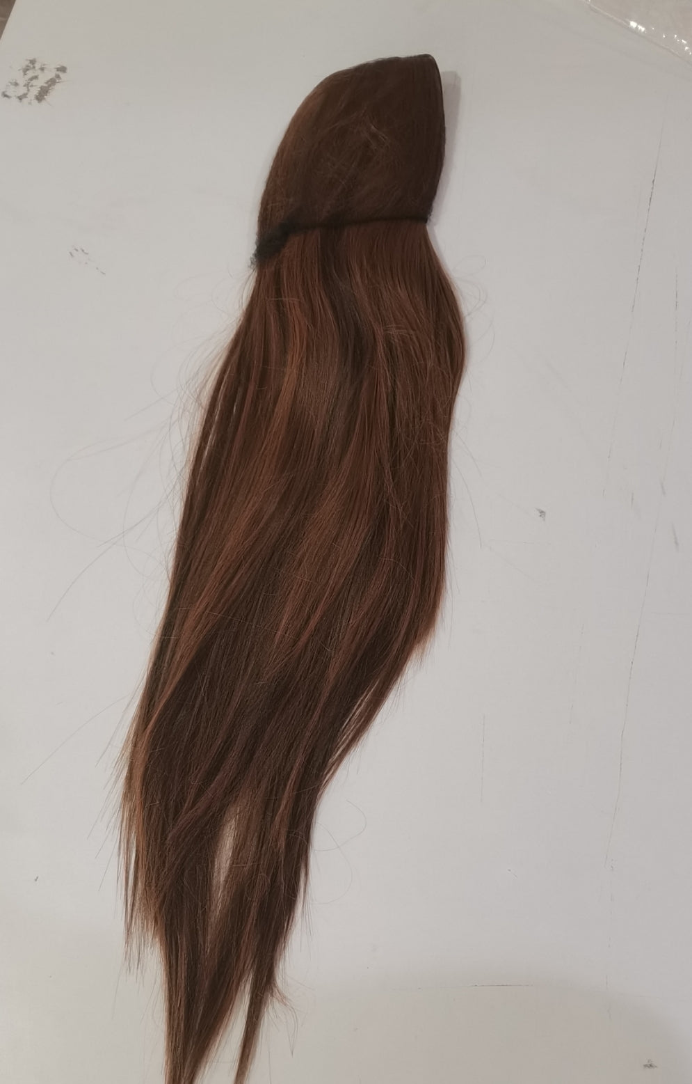 Black long straight hair wig cover - Amazhona 