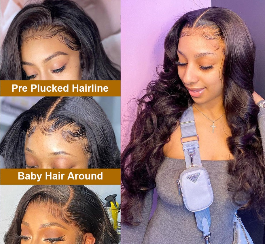 Body Wave Lace Front Wig For Black Women - Amazhona 