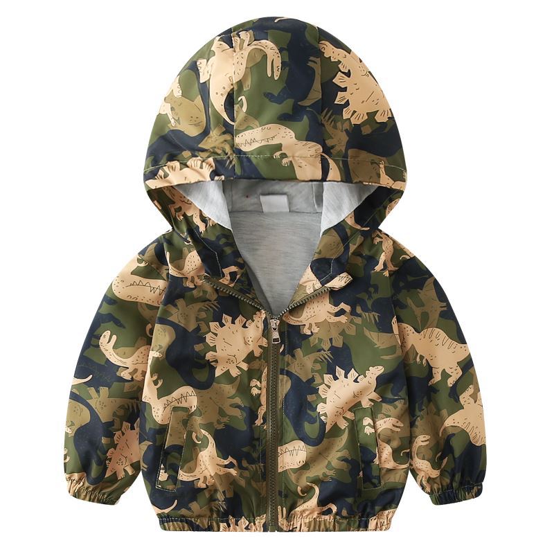 Boy jacket casual hooded jacket - Amazhona 