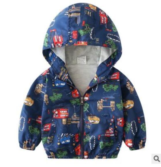 Boy jacket casual hooded jacket - Amazhona 