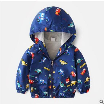 Boy jacket casual hooded jacket - Amazhona 