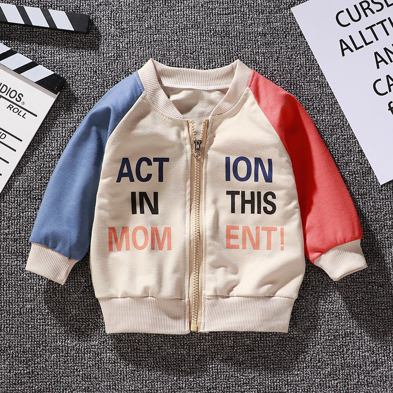 Boys And Girls Jackets Korean Baseball Uniforms Children's Babies Casual Western Style - Amazhona 