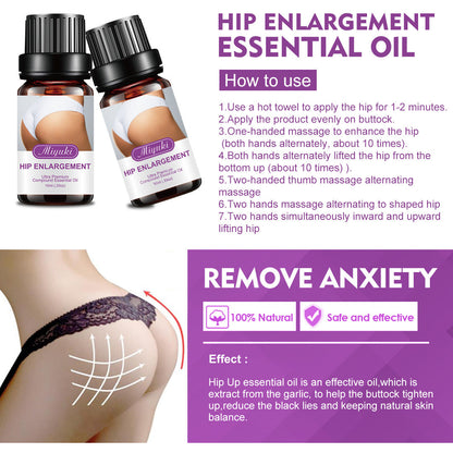 Butt Plumping Care Essential Oil, Big Butt Lift Massage To Highlight The Curve - Amazhona 