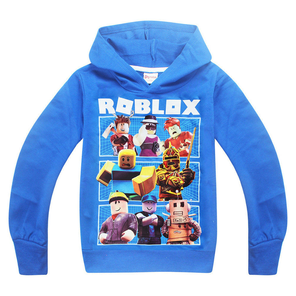 CUHK Kids Hoodie ROBLOX Boys Long Sleeve T-shirt - Amazhona 