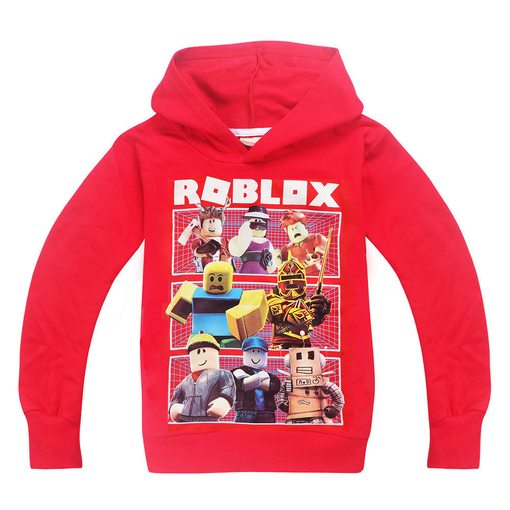 CUHK Kids Hoodie ROBLOX Boys Long Sleeve T-shirt - Amazhona 