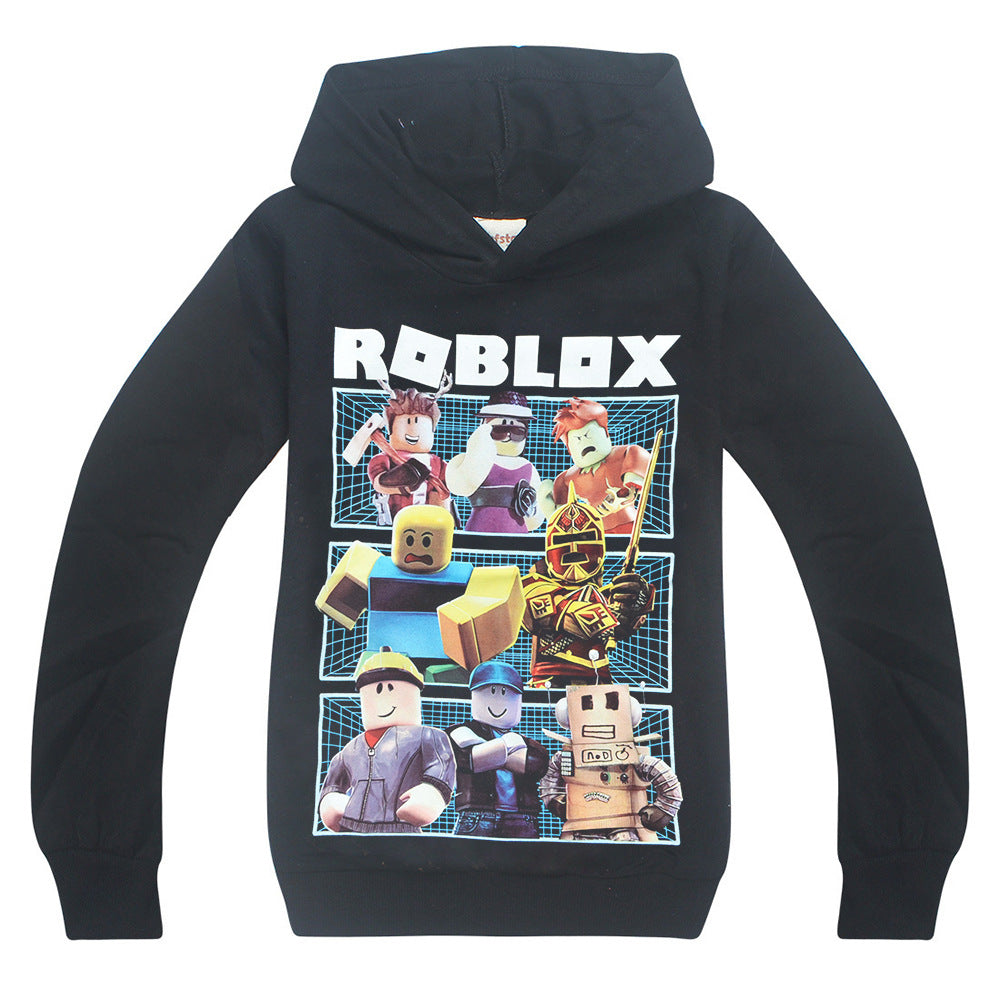 CUHK Kids Hoodie ROBLOX Boys Long Sleeve T-shirt - Amazhona 