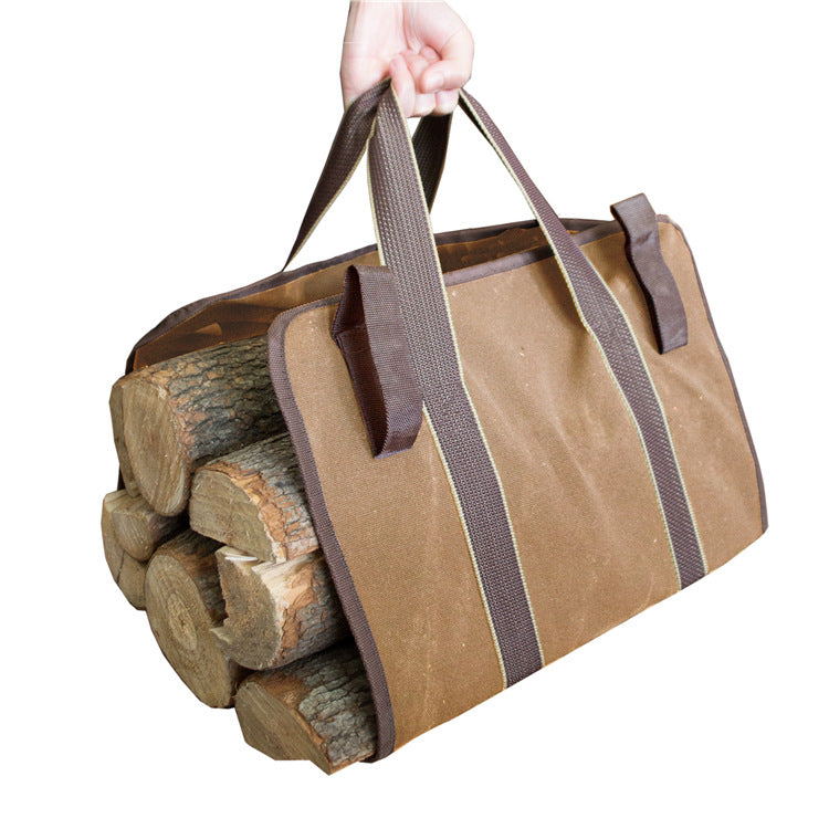 Canvas Logging Bag Portable And Large Capacity - Amazhona 