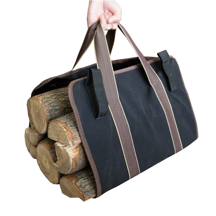 Canvas Logging Bag Portable And Large Capacity - Amazhona 