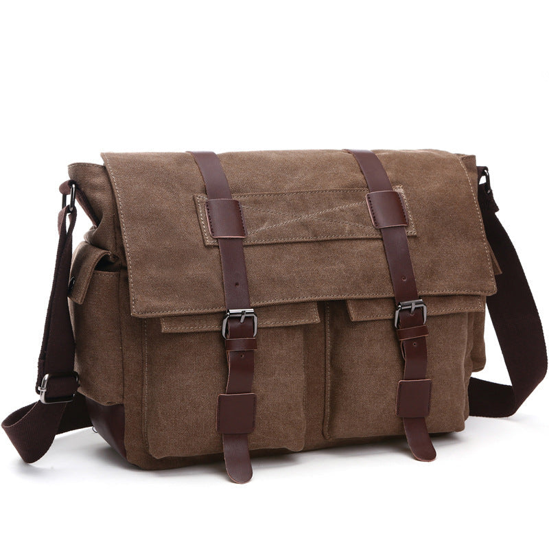 Canvas men's crossbody bag - Amazhona 